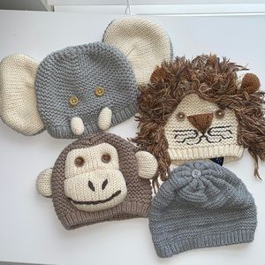 Baby Gap Newborn Animal hats